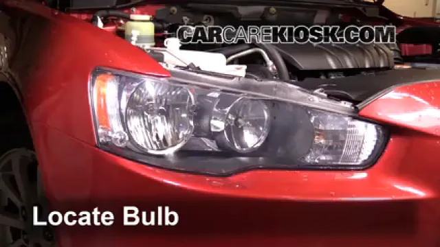 2012 Mitsubishi Lancer SE 2.4L 4 Cyl. Lights Daytime Running Light (replace bulb)